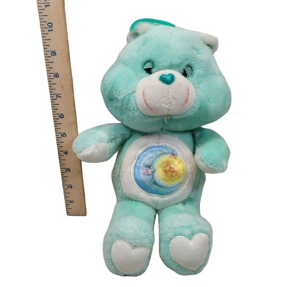 Vintage Care Bears Bedtime Bear Plush 13" Stuffed Animal Toy Blue Moon - Picture 1 of 6
